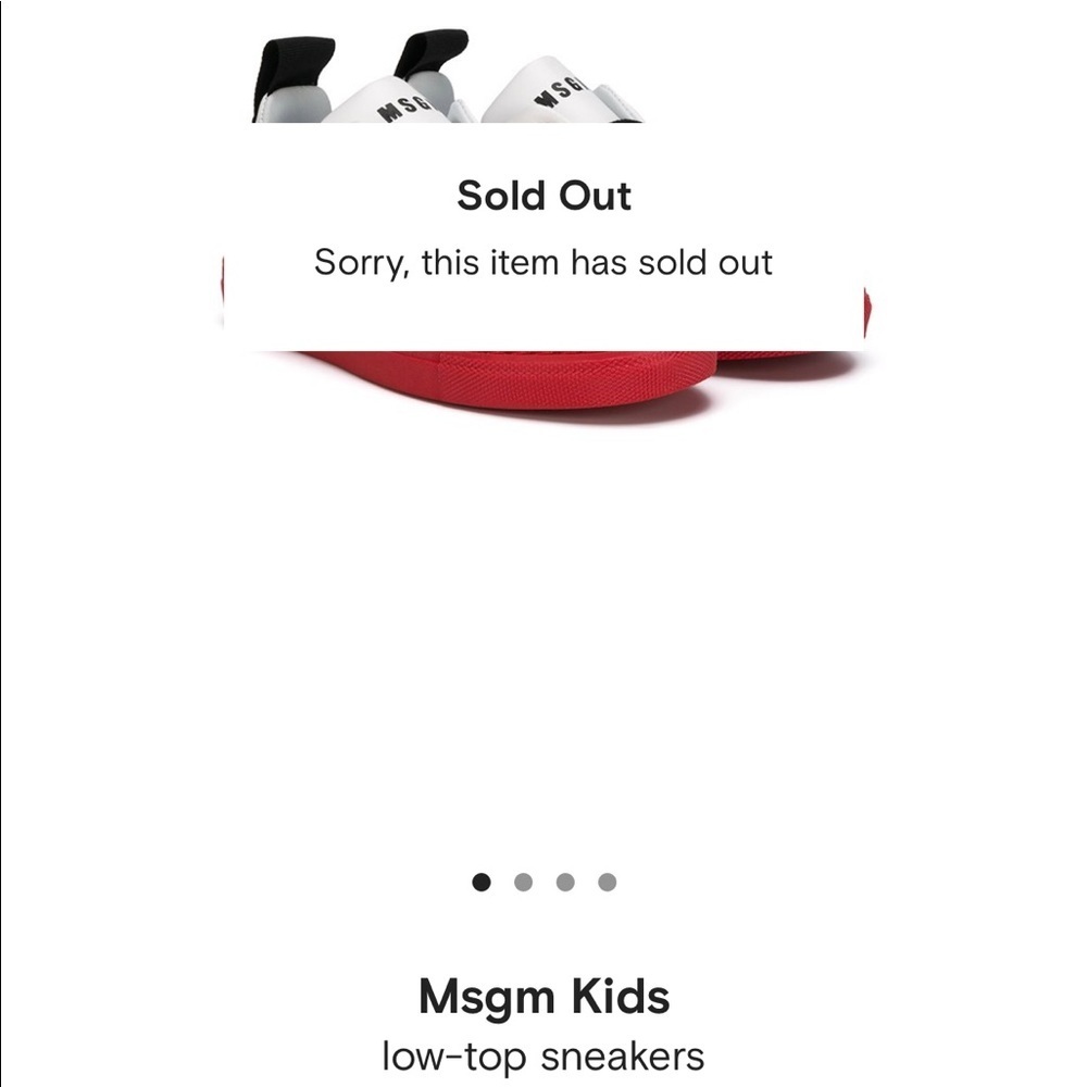 MSGM KIDS FASHION low top SNEAKERS - Picture 10 of 10